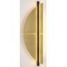 Strate Spi Wall lamp – Satin Graphite / Satin Brass - CVL Luminaires