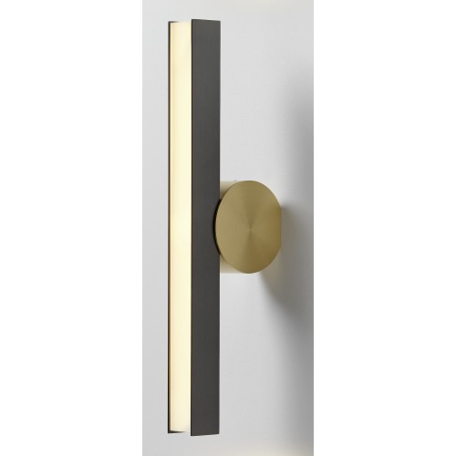 Calé(e) IP44 Wall lamp – VV – Satin Graphite + Satin Brass - CVL Luminaires