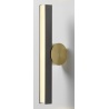 Calé(e) IP44 Wall lamp – VV – Satin Graphite + Satin Brass - CVL Luminaires