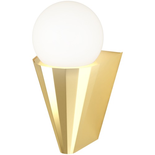 Cornet IP44 Wall lamp – Polished Brass - CVL Luminaires