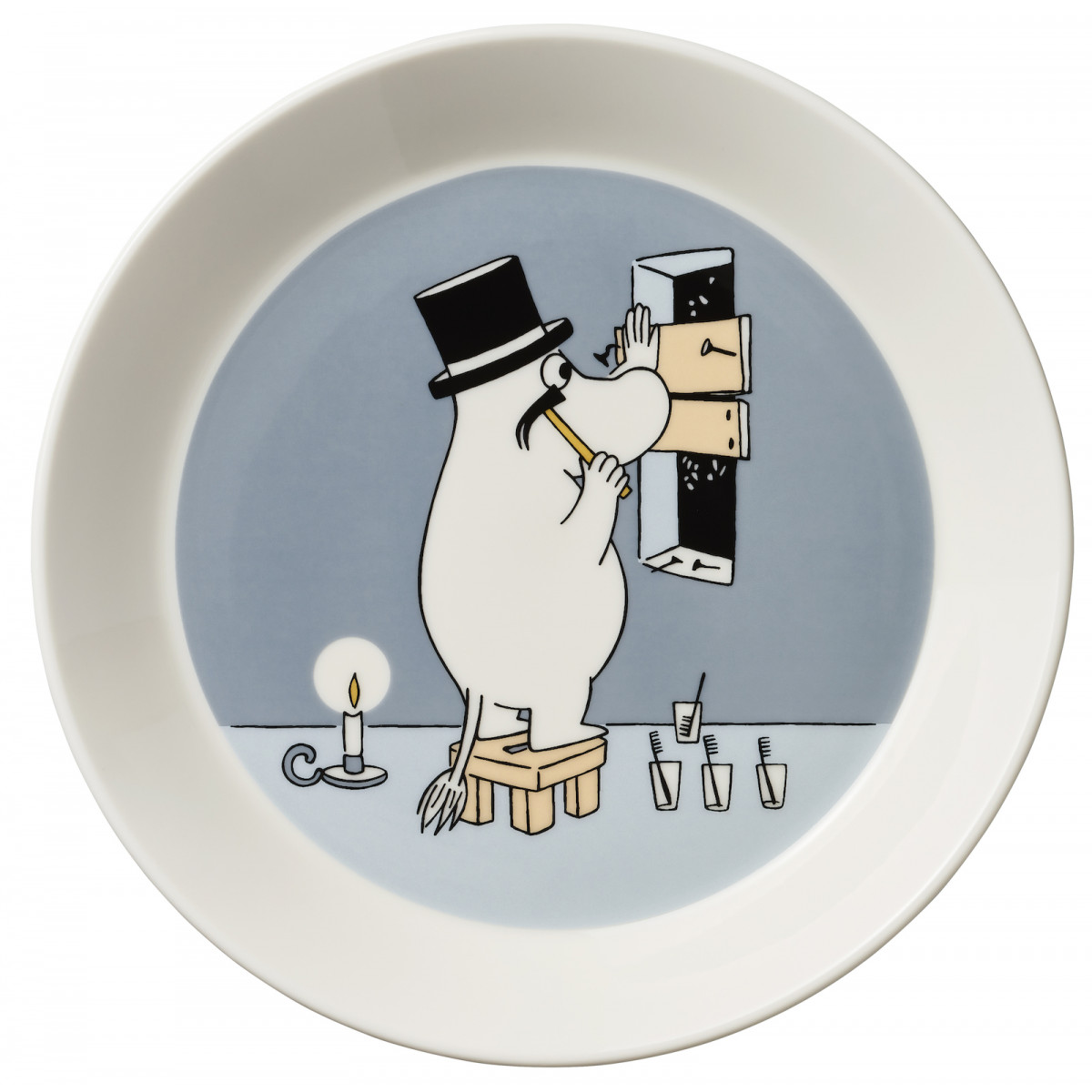 Moominpappa grey - Moomin plate