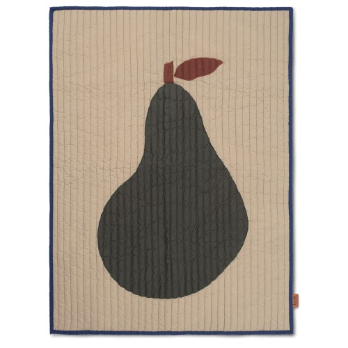 Pear quilted blanket - Ferm Living