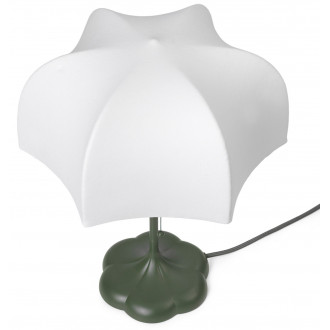 Poem table lamp - white / grass green - Ferm Living