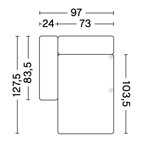 8164 - Mags Low Armrest - HAY modular sofa - HAY