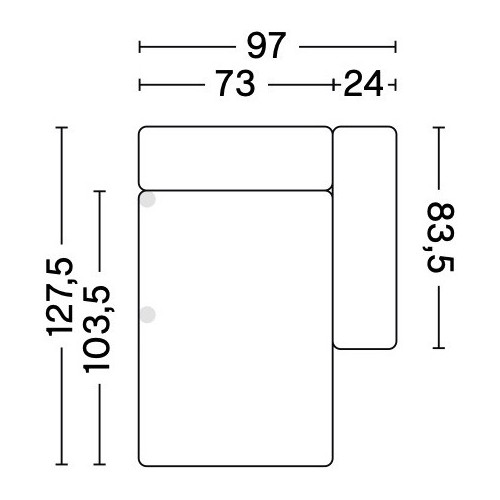 8165 - Mags Low Armrest - HAY modular sofa - HAY