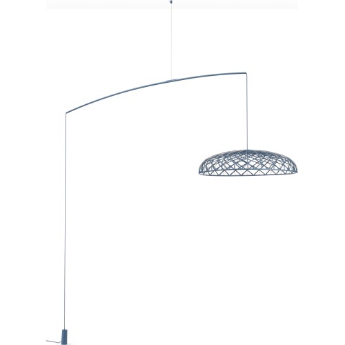 Skynest Motion pendant / floor lamp – tourmaline blue (F6394003) - Flos