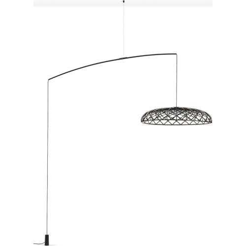 Skynest Motion pendant / floor lamp – anthracite (F6394031) - Flos