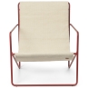 Desert Adult chair – cloud – poppy red - Ferm Living