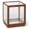 Miru glass display case - Dark stained oak - Ferm Living