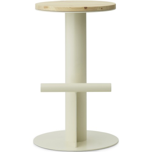 Pole bar stool - Low - Sand - Normann Copenhagen