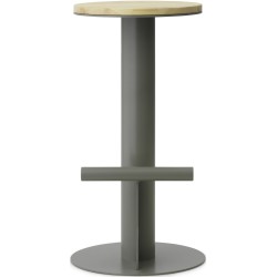 Tabouret de bar Pole – Haut – Gris - Normann Copenhagen