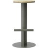 Pole bar stool - High - Grey - Normann Copenhagen