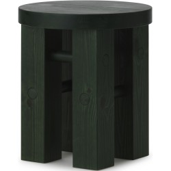 Fyr Stool – Dark green stained pine - Normann Copenhagen