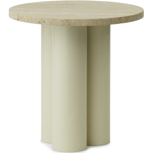 Dit Table – Sand Frame + Travertine Light Tabletop - Normann Copenhagen