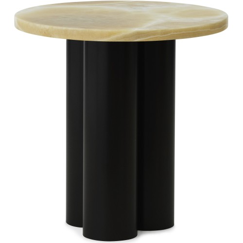 Dit Table – Brown Frame + Honey Onyx Tabletop - Normann Copenhagen