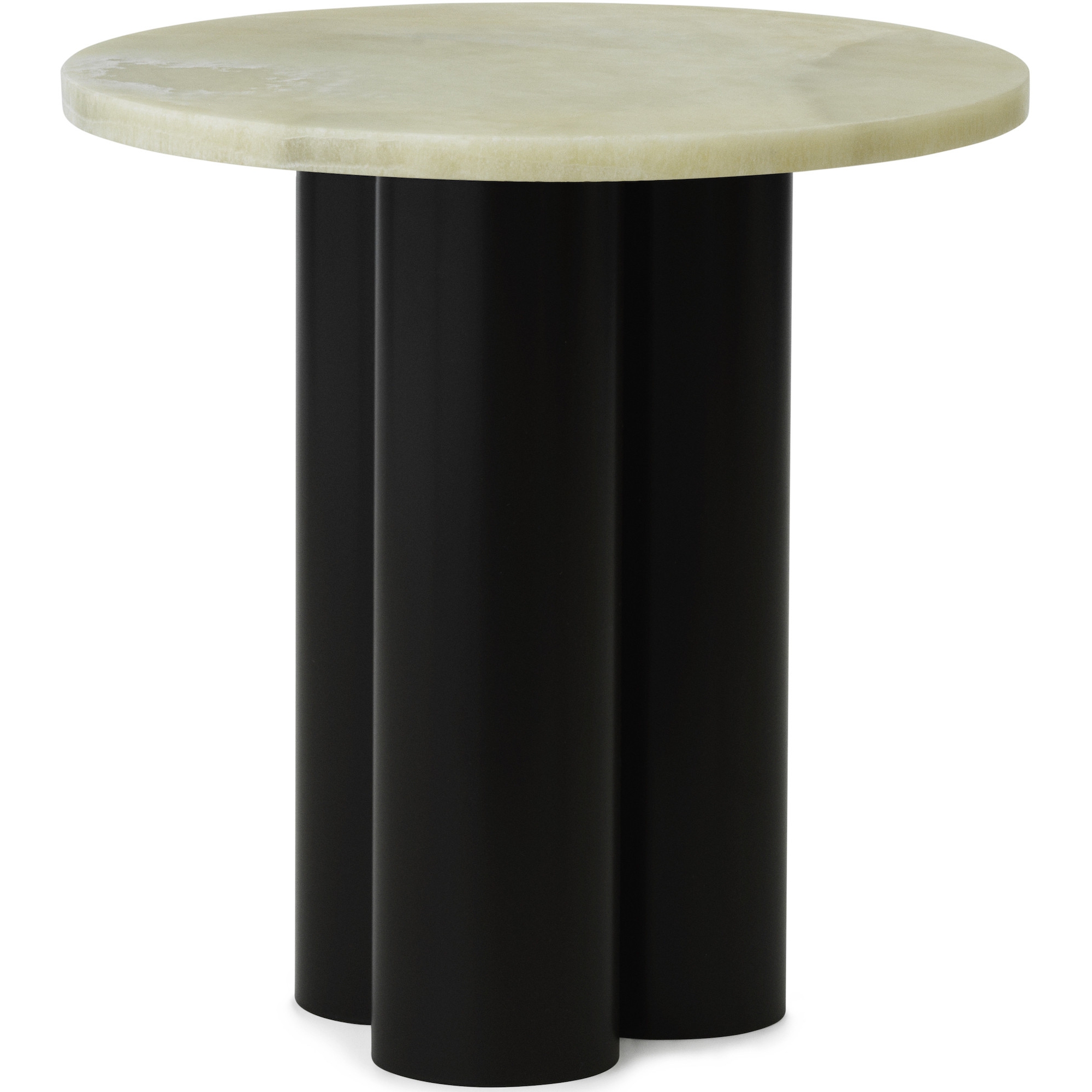 Table Dit – Structure Marron + Plateau Emerald Onyx - Normann Copenhagen