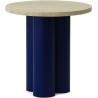 Table Dit – Structure Bright Blue + Plateau Travertine Light - Normann Copenhagen