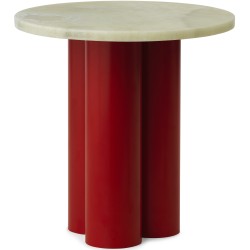 Table Dit – Structure Bright Red + Plateau Emerald Onyx - Normann Copenhagen