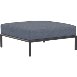 EPUISE – Canapé Level 2 – Ottoman – Sky Heritage + Base Gris foncé - Houe