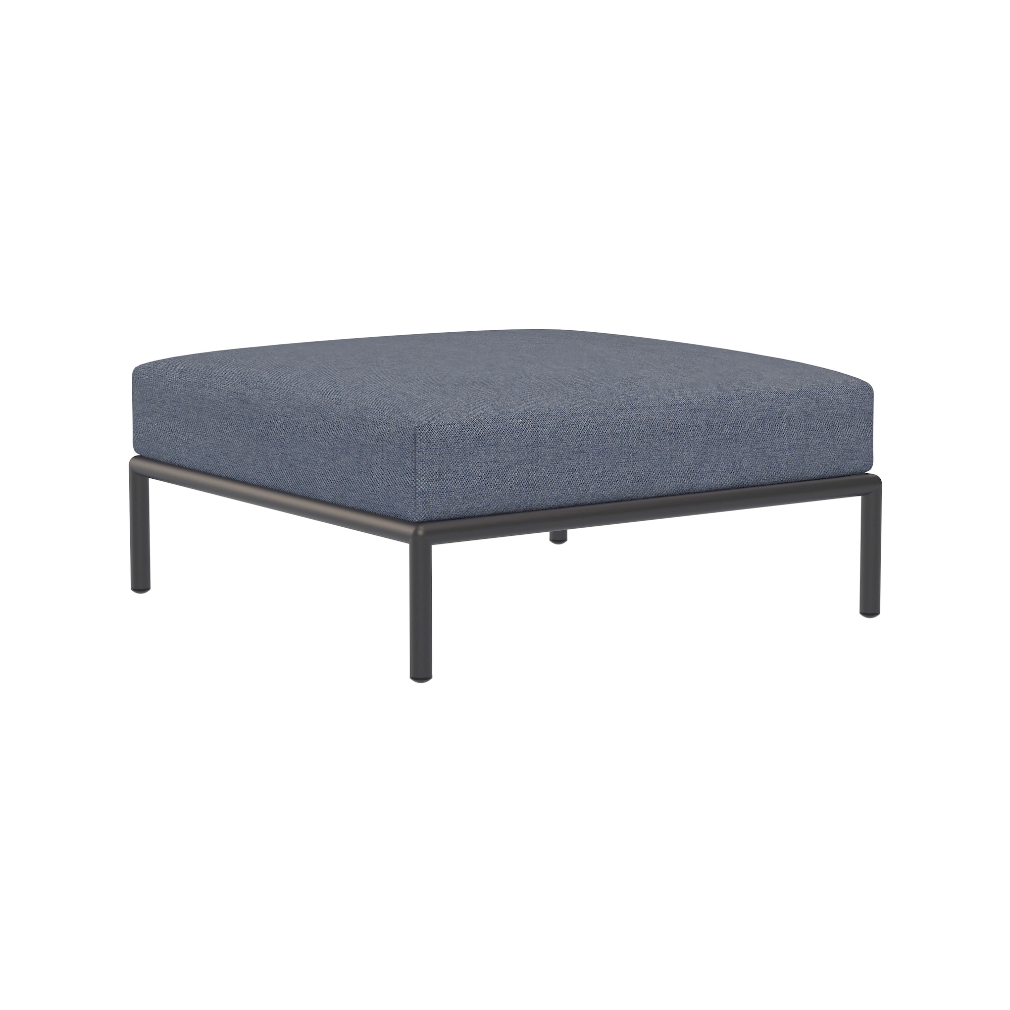 EPUISE – Canapé Level 2 – Ottoman – Sky Heritage + Base Gris foncé - Houe