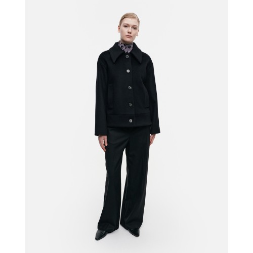 - Marimekko Asetelma Solid wool coat 900