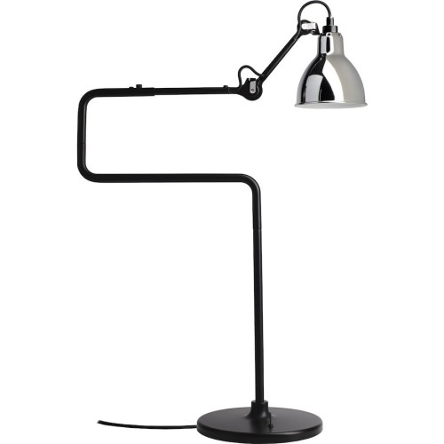 black / round chrome - Gras 317 - table lamp - DCW éditions