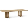 Androgyne rectangular table – 278 cm – Natural oak - Audo Copenhagen