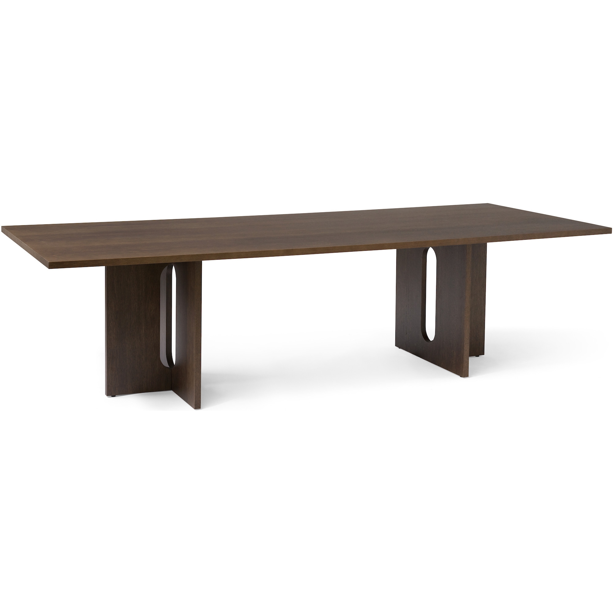 Table rectangulaire Androgyne – 278 cm – Chêne teinté foncé - Audo Copenhagen