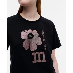 - Marimekko EPUISE - T-shirt Erna Unikko Logo Glitter 934