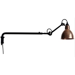 black / round raw copper-white - Gras 203 - wall lamp - DCW éditions