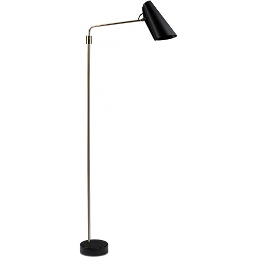 Black / brass - Birdy floor lamp swing - Northern