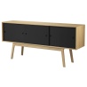 OUT OF STOCK - black/natural oak - sideboard Butler A85 - FDB Møbler