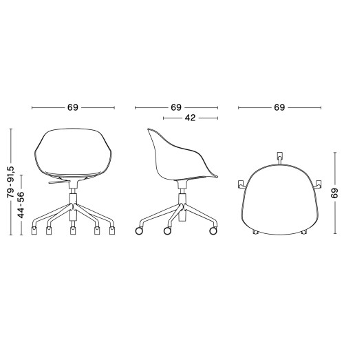 Chaise AAC252 - HAY