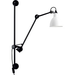 black / round white - Gras 210 - wall lamp - DCW éditions