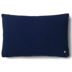 Clean cushion Wool Boucle - Deep blue - Ferm Living