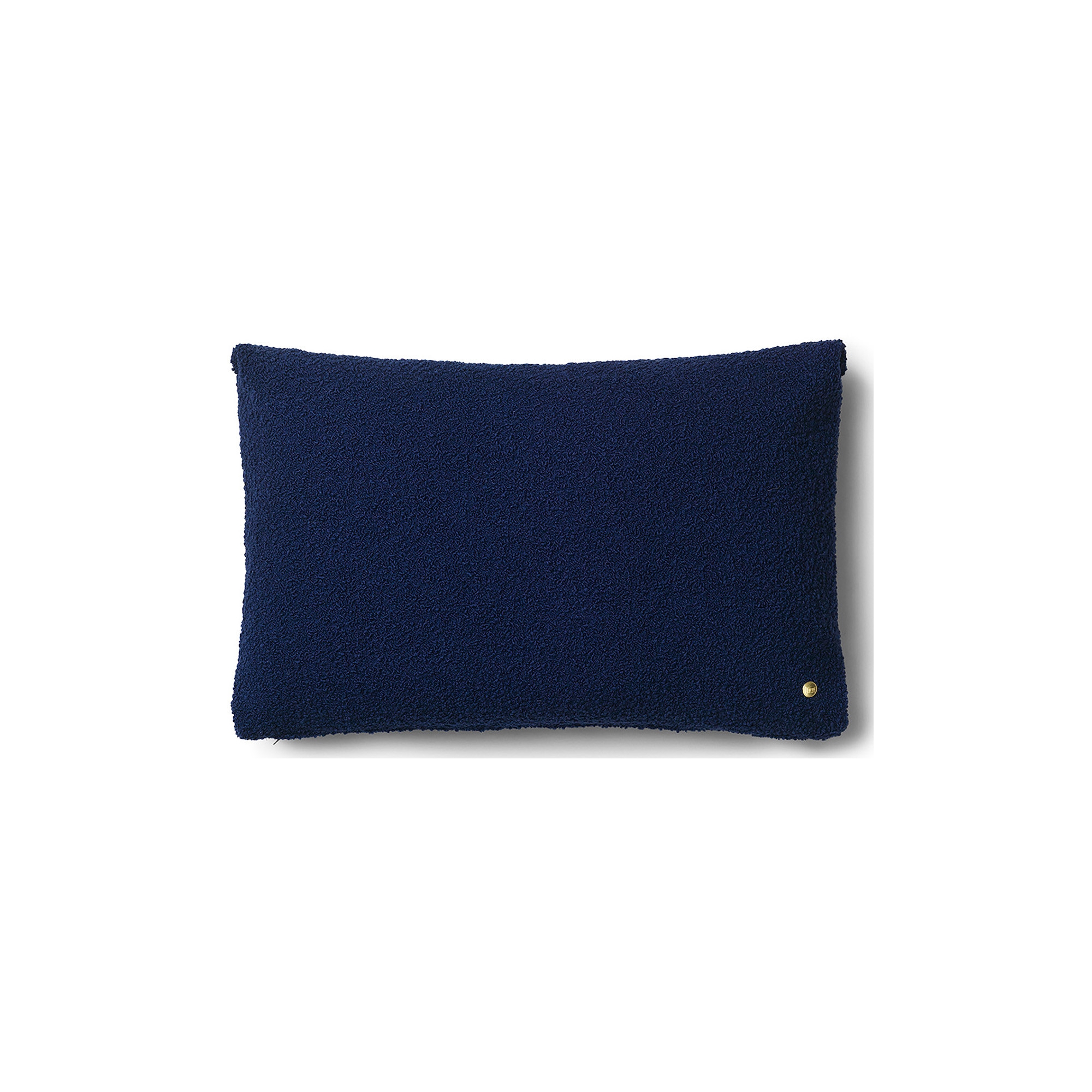 Clean cushion Wool Boucle - Deep blue - Ferm Living