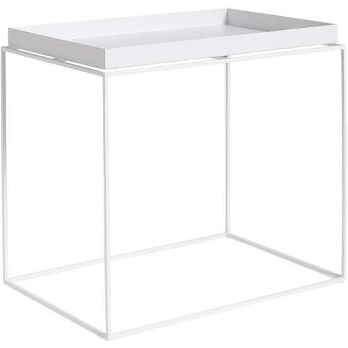 Table Tray L – 60 x 40 x H54 cm – Blanc - HAY