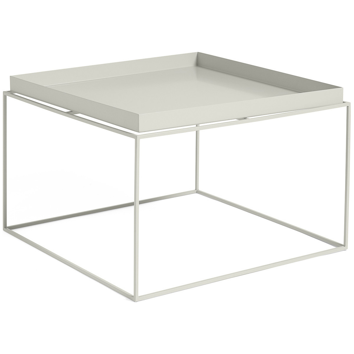 Tray Coffee Table – 60 x 60 x H39 cm – Warm grey