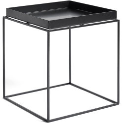 Table Tray M – 40 x 40 x H44 cm – Noir - HAY