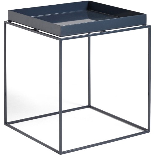 Tray Table M – 40 x 40 x H44 cm – Deep blue (high gloss) - HAY