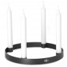 Ø25cm - black brass - Circle candle holder - Ferm Living