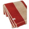 Alee hand towel - Light camel / red