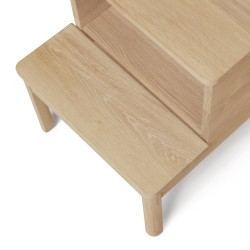 A Line Stepstool - White oiled oak - Form & Refine