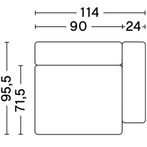 1965FS - Mags Low Armrest - HAY modular sofa - HAY