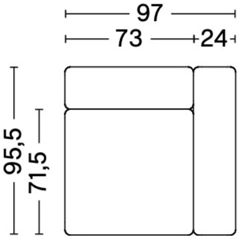 1061FS - Mags - canapé modulable HAY - HAY