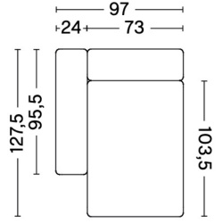 8162FS - Mags - canapé modulable HAY - HAY