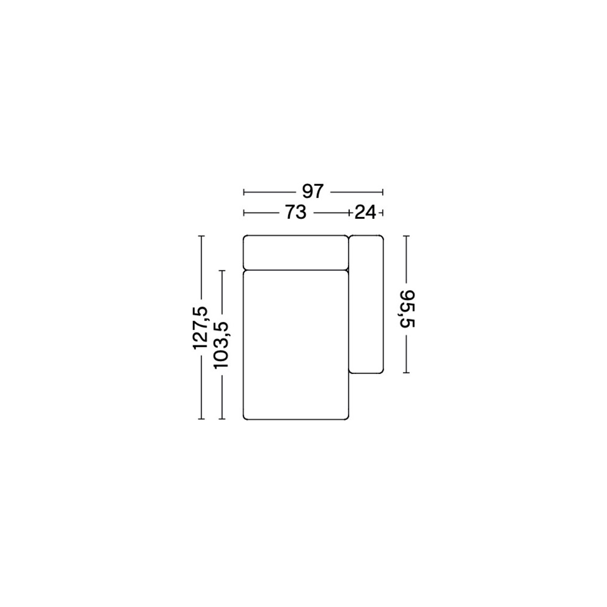 8161FS - Mags - canapé modulable HAY - HAY