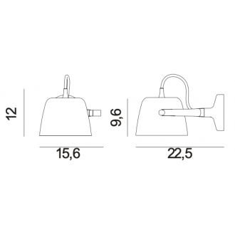 Applique Tub - Blanc - Normann Copenhagen