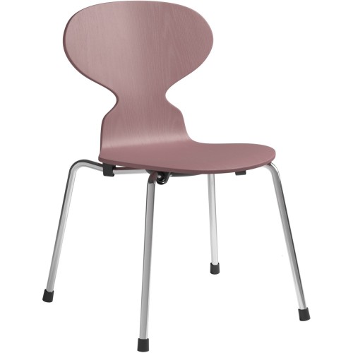 Chaise Fourmi pour enfant – Wild Rose / Chrome - Fritz Hansen