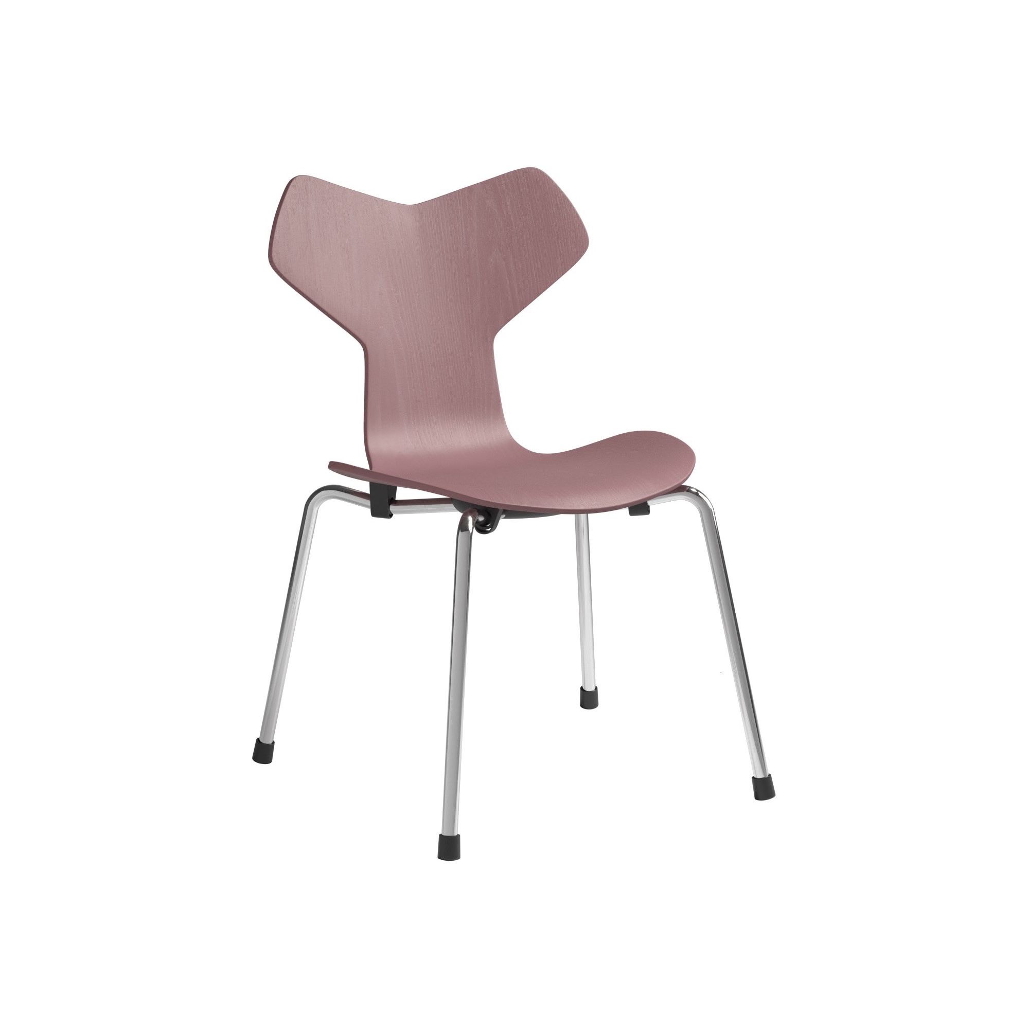 Chaise Grand Prix pour enfant – Wild Rose / Chrome - Fritz Hansen